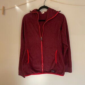 Patagonia reversible fleece hoodie